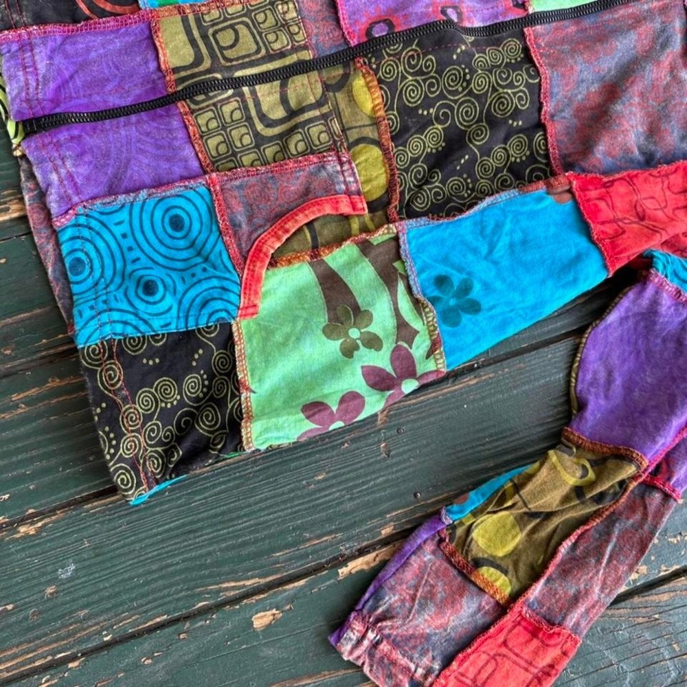 Multicoloured Patchwork Jacket With Unique Design… - image 2